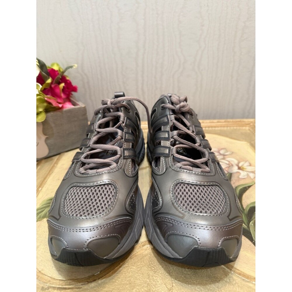 Adidas x Taqwa Bint Ali Adistar Pose Iron Metallic Sneakers Women’s Sz 9.5 - Picture 6 of 16